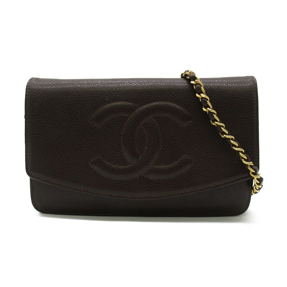Chanel Chain Wallet Shoulder Crossbody #101634C20B - Picture 1 of 12